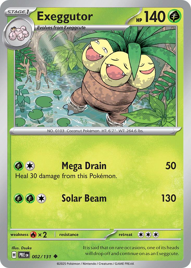 Exeggutor - 002/131 - Uncommon [sv085-002] [Non-Holo]