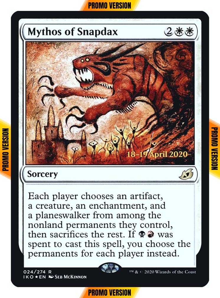 Mythos of Snapdax [Prerelease] [24s] [Ikoria: Lair of Behemoths Promos] [Foil]