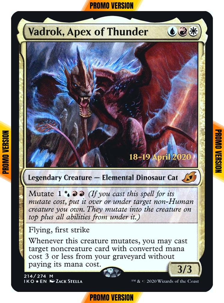 Vadrok, Apex of Thunder [Prerelease] [214s] [Ikoria: Lair of Behemoths Promos] [Foil]
