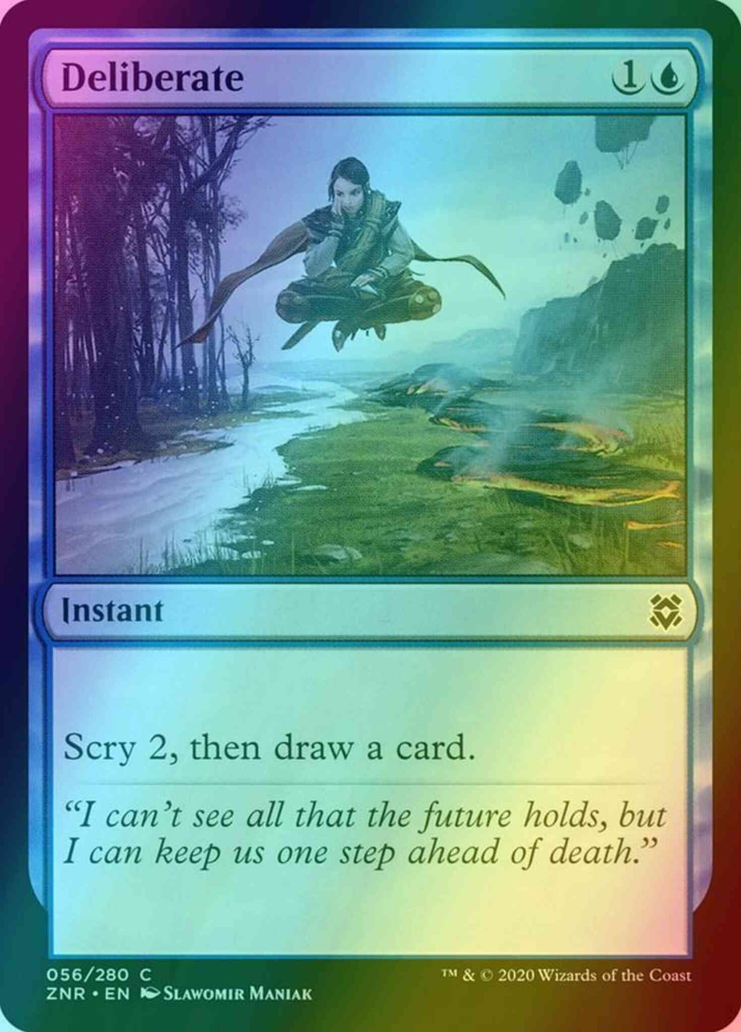 Deliberate [56] [Zendikar Rising] [Foil]