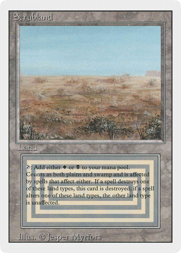 Scrubland [286] [Revised Edition] [Non-Foil]