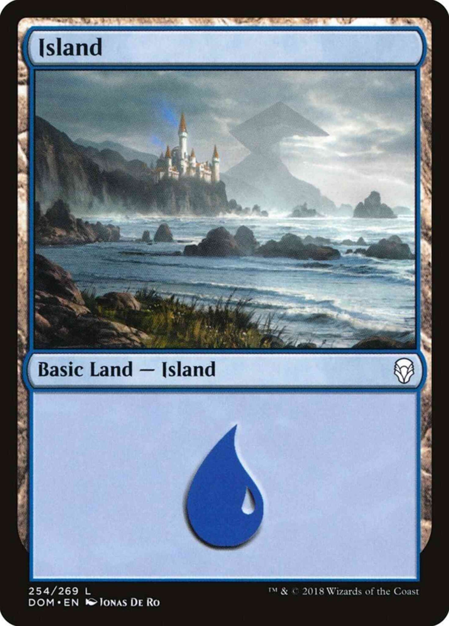 Island [254] [Dominaria] [Non-Foil]