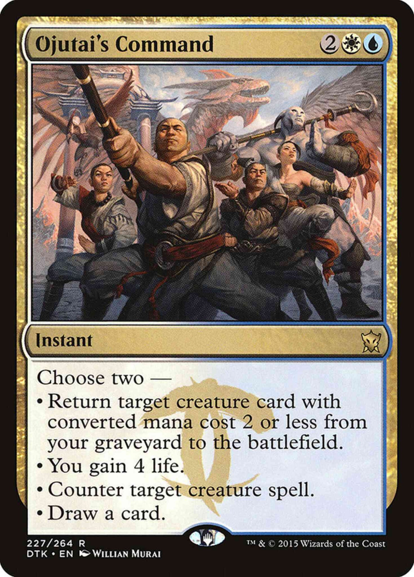 Ojutai's Command [227] [Dragons Of Tarkir] [Non-Foil]