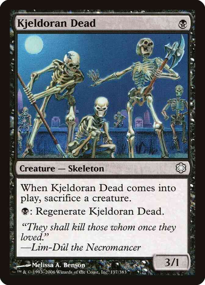 Kjeldoran Dead [137] [Coldsnap Theme Decks] [Non-Foil]