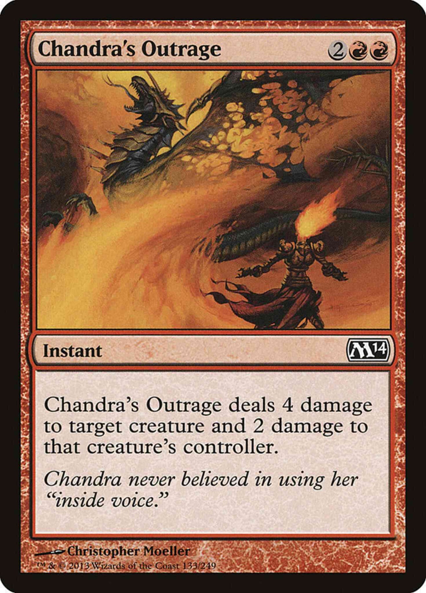 Chandra's Outrage [133] [Magic 2014] [Non-Foil]
