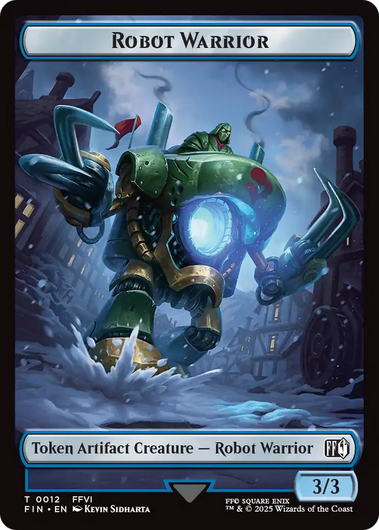 Hero Token (07) // Robot Warrior Token (12) [FINAL FANTASY: Tokens] [Non-Foil]