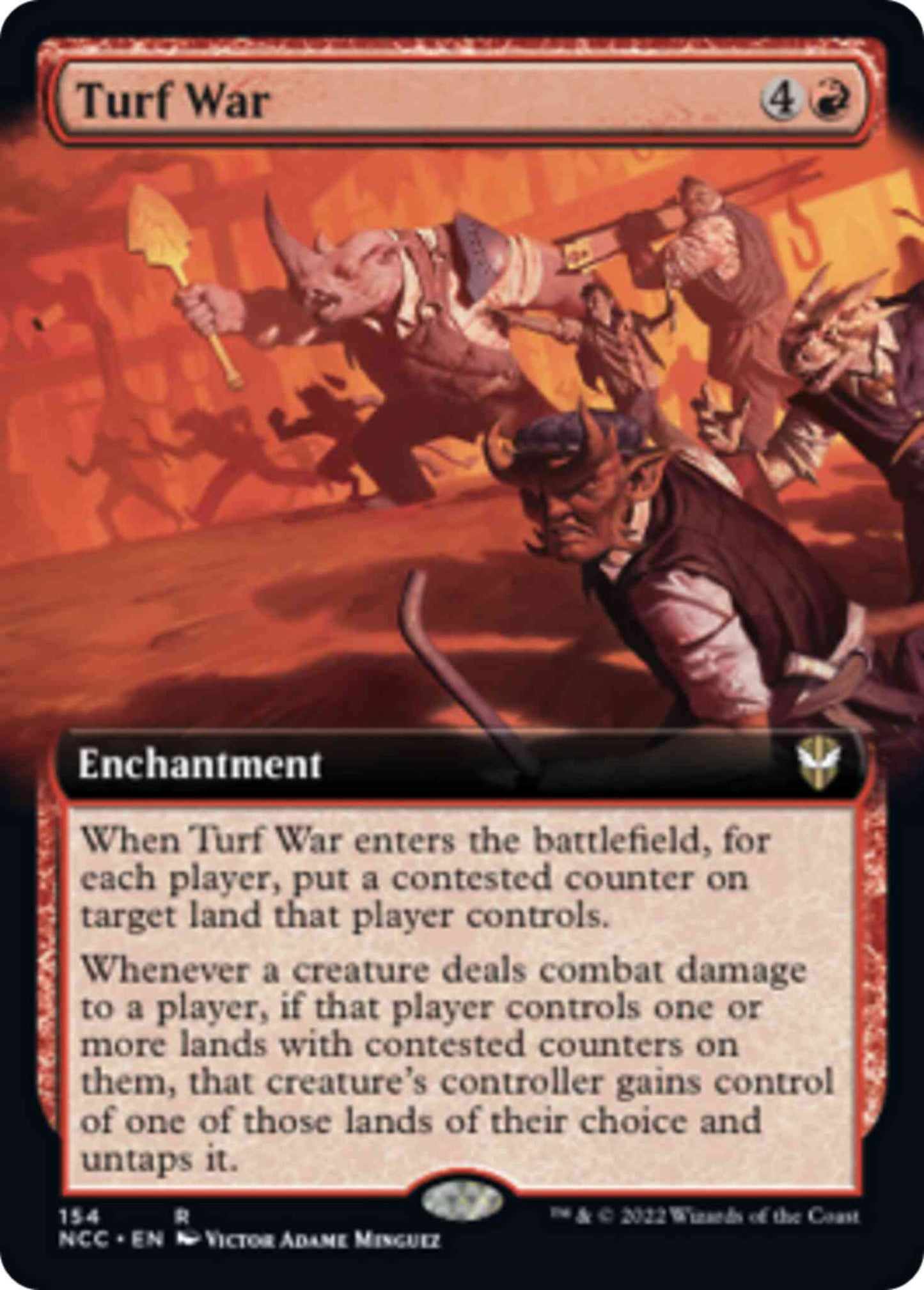 Turf War [154] [Extended Art] [Streets of New Capenna: Commander] [Non-Foil]