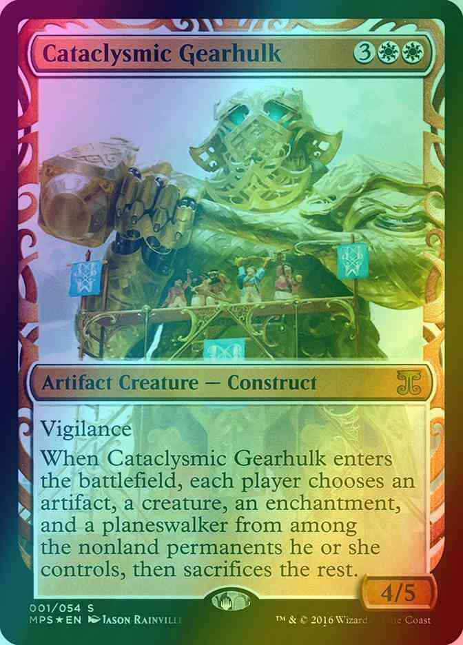 Cataclysmic Gearhulk [1] [Masterpiece Series] [Kaladesh Inventions] [Foil]