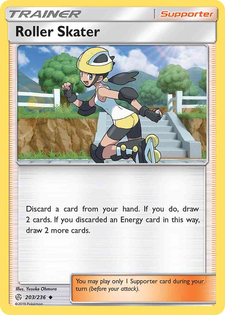 Roller Skater - 203/236 - Uncommon [sm12-203] [Reverse Holo]