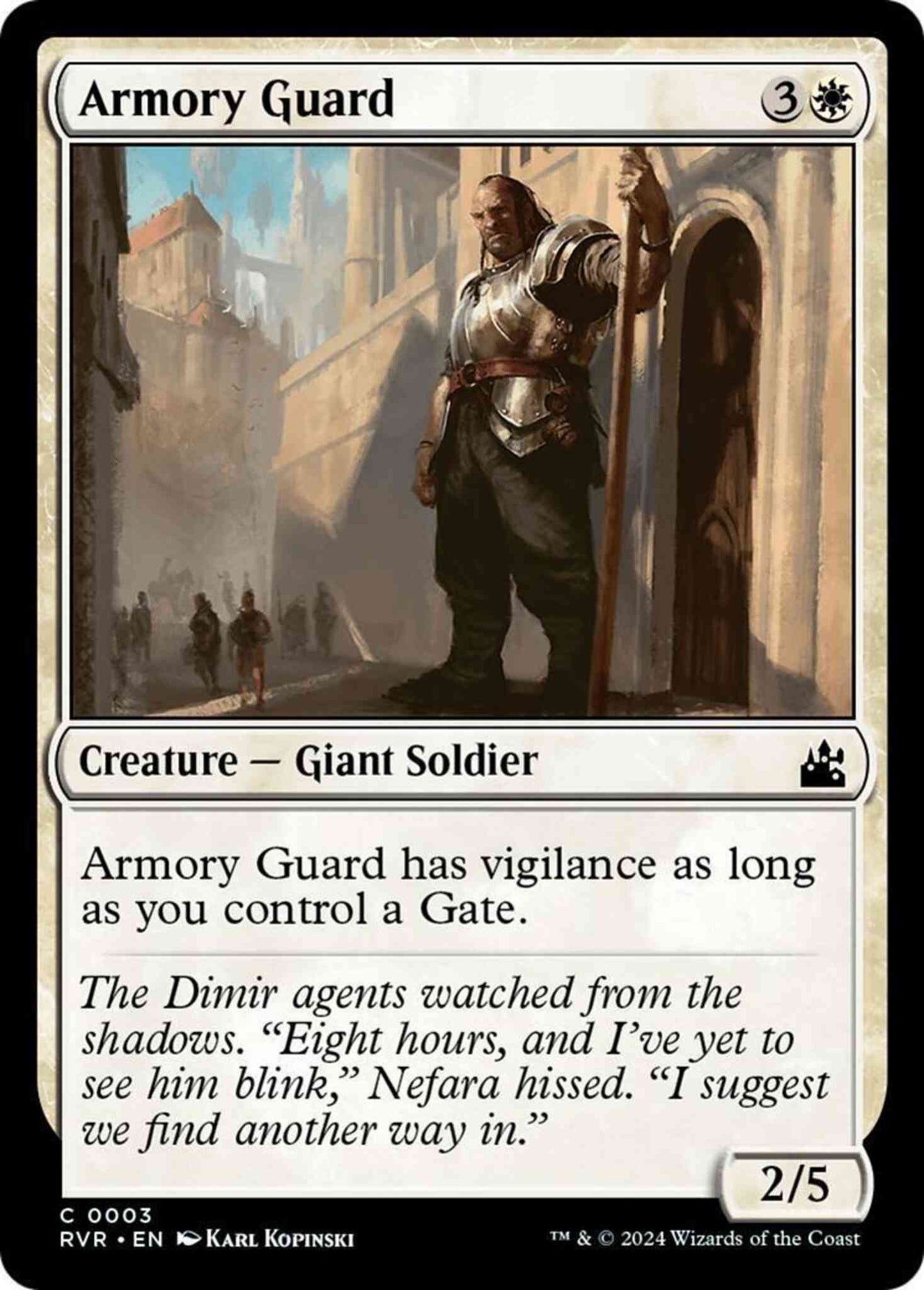 Armory Guard [3] [Ravnica Remastered] [Non-Foil]
