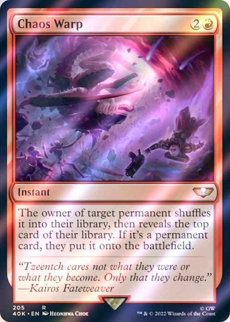 Chaos Warp [205] [Universes Beyond: Warhammer 40,000] [Surge Foil]