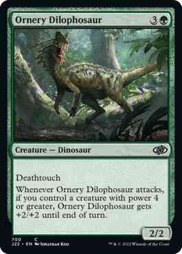Ornery Dilophosaur [700] [Jumpstart 2022] [Non-Foil]