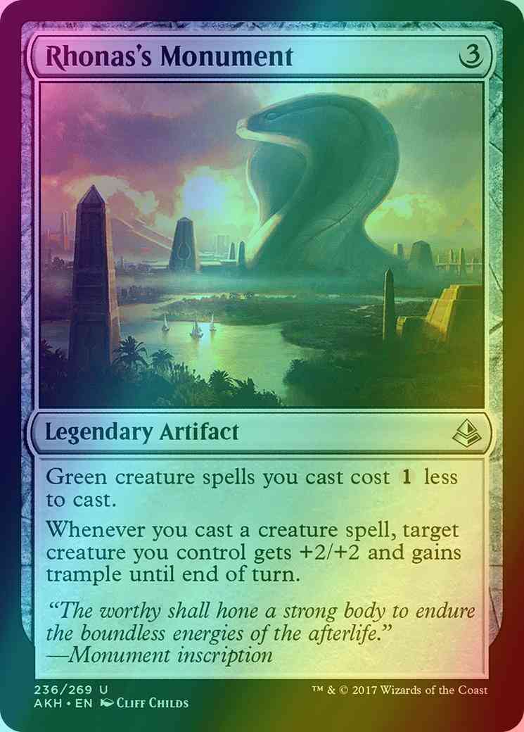 Rhonas's Monument [236] [Amonkhet] [Foil]