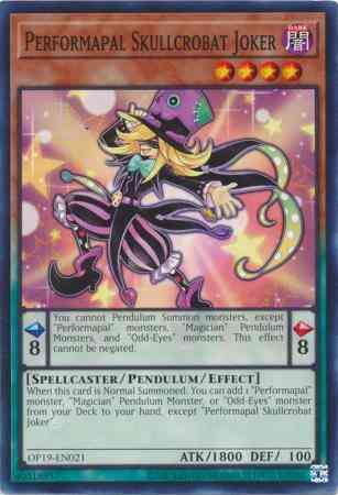 Performapal Skullcrobat Joker - OP19-EN021 - Common - Unlimited