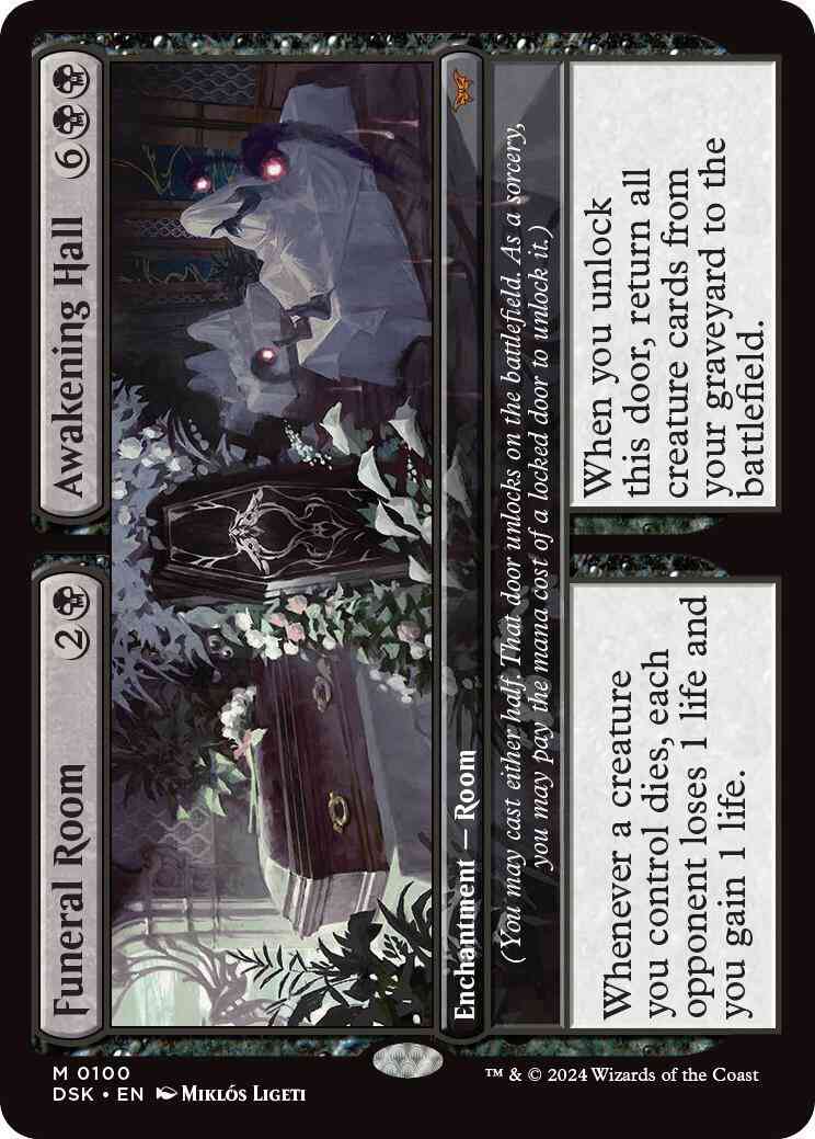 Funeral Room // Awakening Hall [100] [Duskmourn: House of Horror] [Non-Foil]