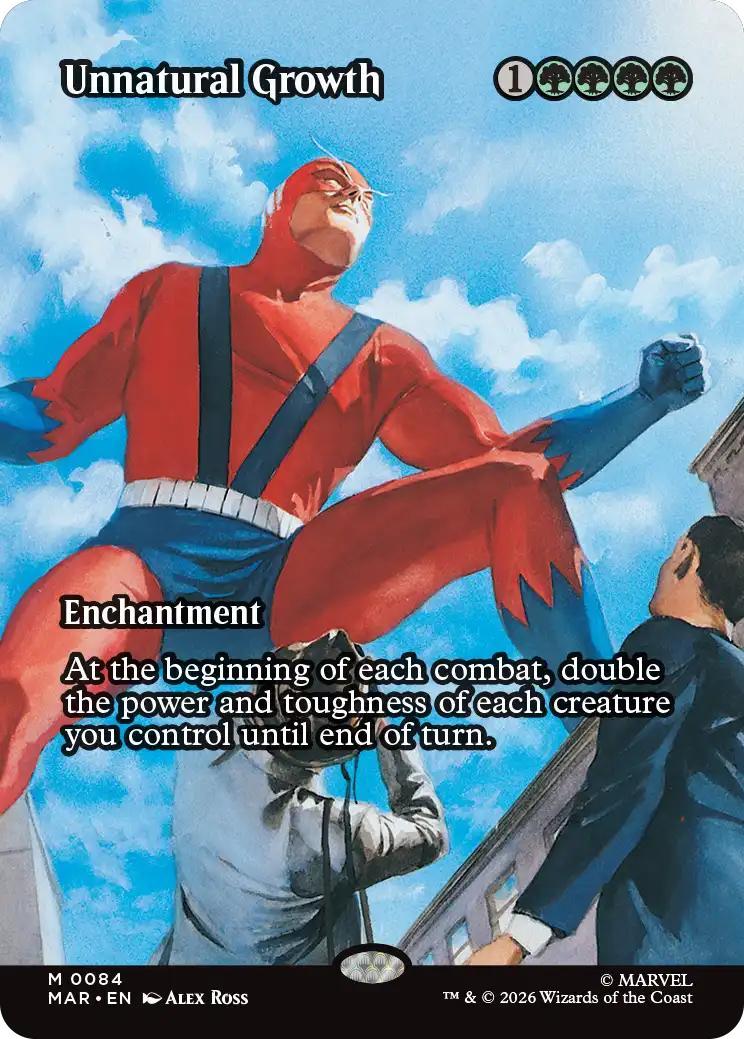 Unnatural Growth [84] [Borderless] [Source Material] [Marvel Universe] [Non-Foil]