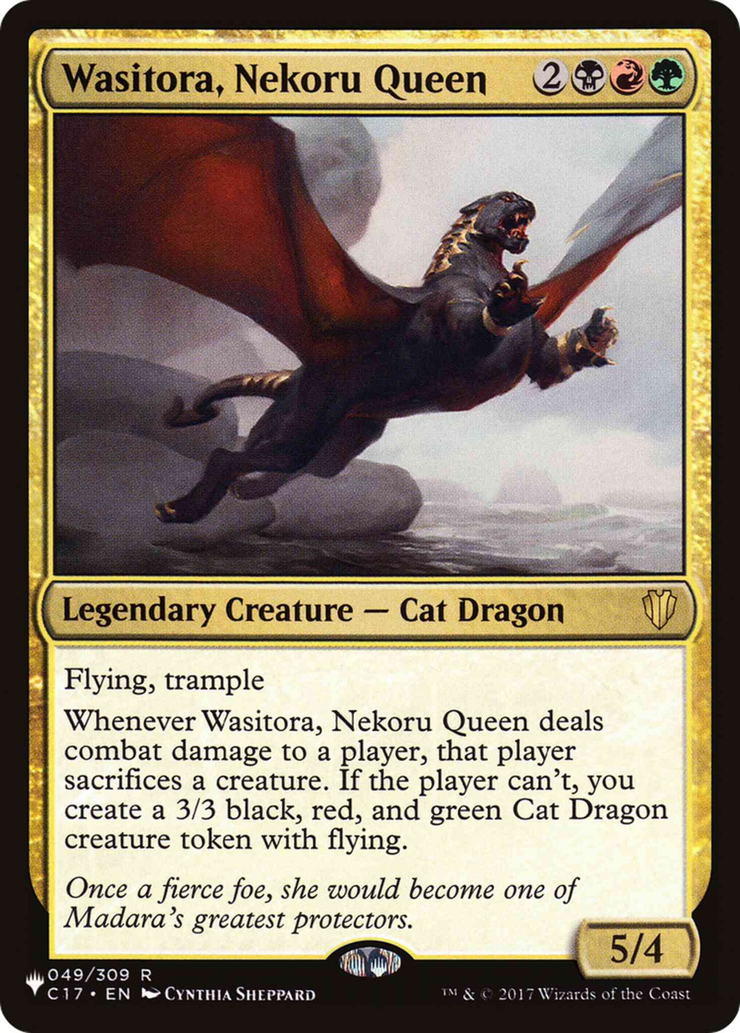 Wasitora, Nekoru Queen [C17-49] [The List] [Non-Foil]