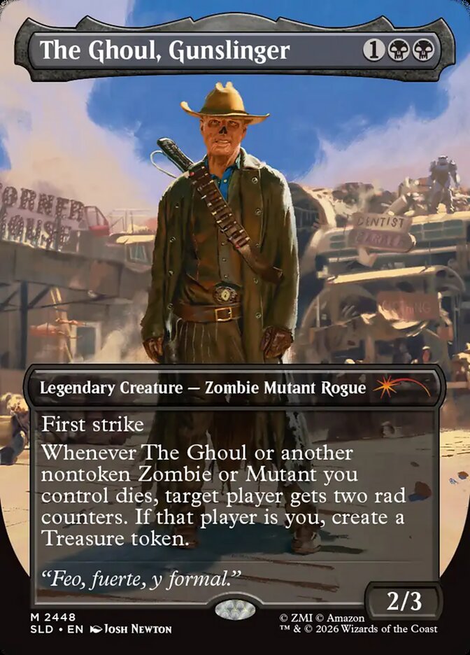 The Ghoul, Gunslinger [2448] [Borderless] [Fallout: Beyond Vault 33] [Secret Lair Drop] [Non-Foil]