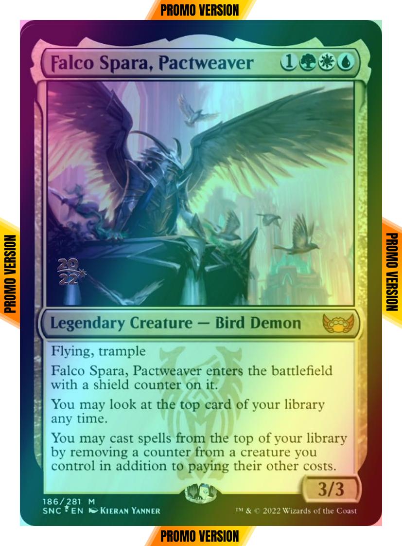 Falco Spara, Pactweaver [Prerelease] [186s] [Streets of New Capenna: Promos] [Foil]