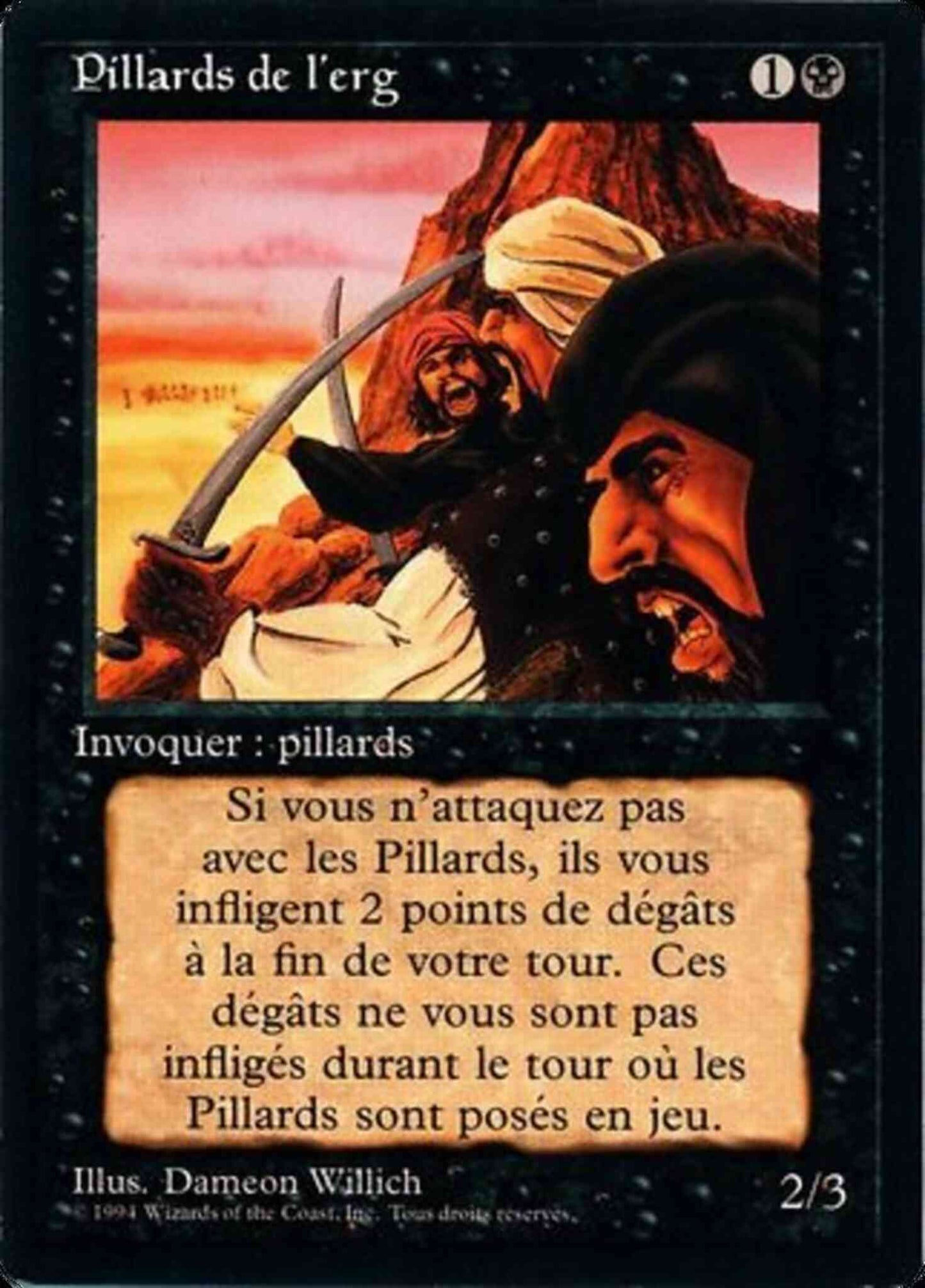 Erg Raiders - French [109] [Foreign Black Border: French] [Non-Foil]