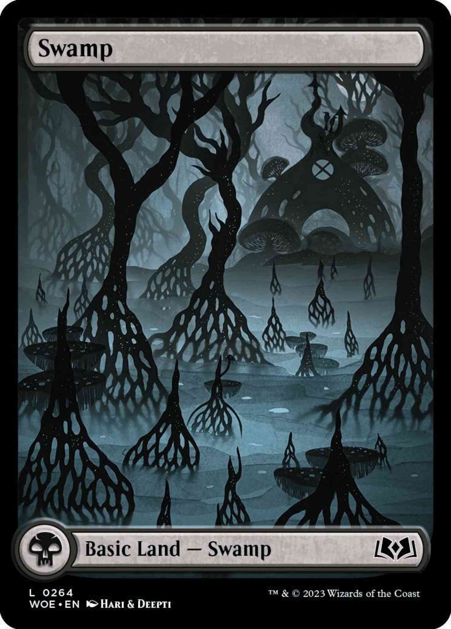 Swamp [264] [Full Art] [Wilds of Eldraine] [Non-Foil]