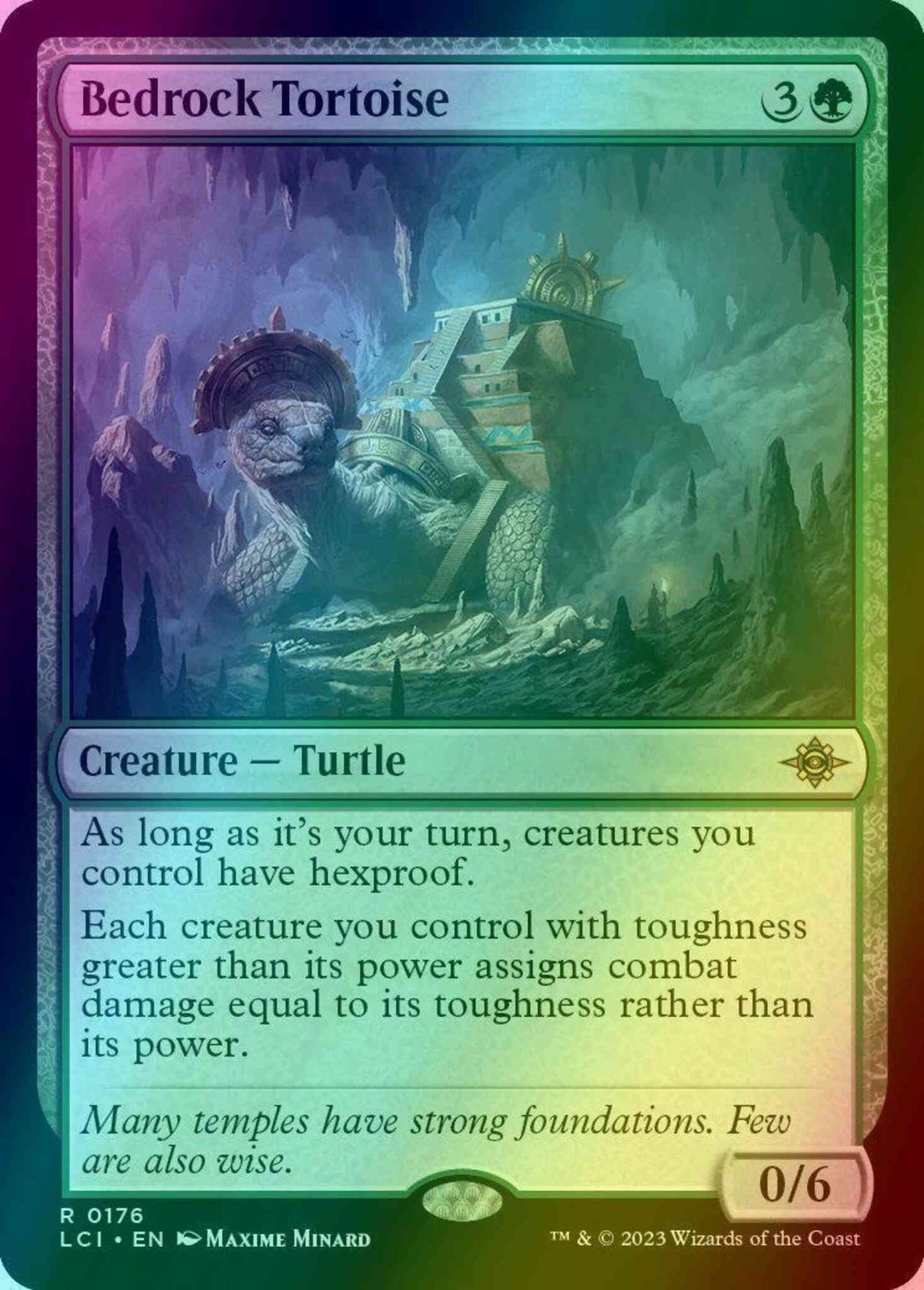 Bedrock Tortoise [176] [The Lost Caverns of Ixalan] [Foil]