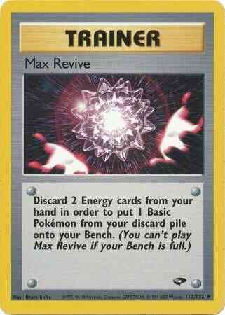 Max Revive - 117/132 - Uncommon - Unlimited [gym2U-117] [Non-Holo]