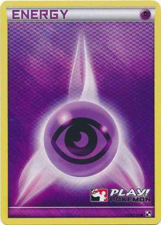 Psychic Energy - 109 - Promotional - Crosshatch Holo Pokemon League Insect Season 2011 [Reverse Holo]