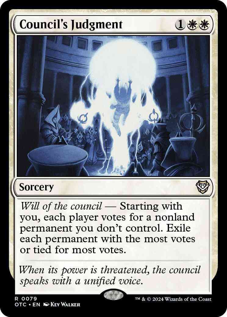 Council's Judgment [79] [Outlaws of Thunder Junction: Commander] [Non-Foil]
