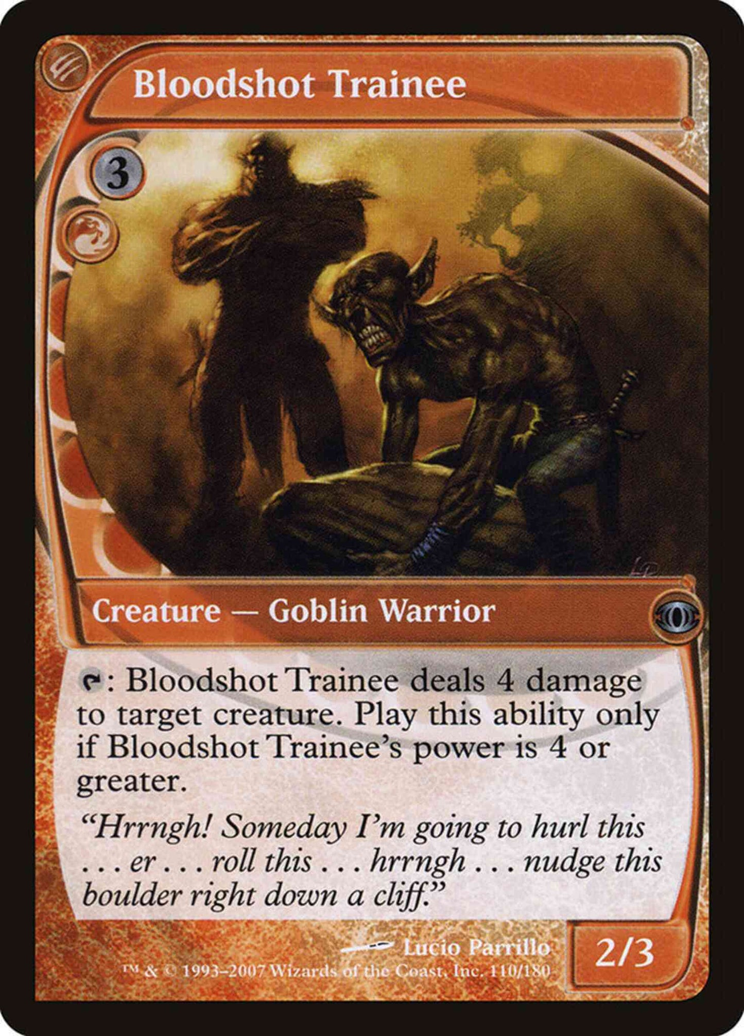 Bloodshot Trainee [110] [Future Sight] [Non-Foil]