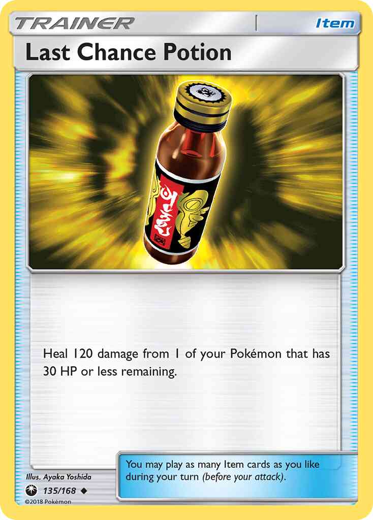 Last Chance Potion - 135/168 - Uncommon [sm7-135] [Reverse Holo]