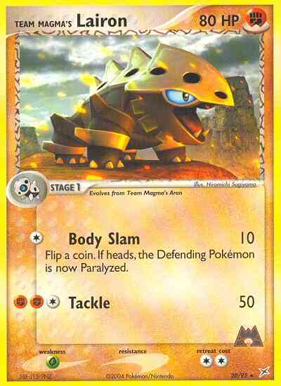 Team Magma's Lairon - 20/95 - Rare [ex4-20] [Non-Holo]