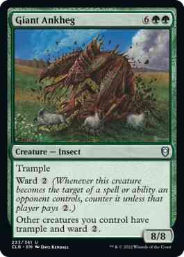 Giant Ankheg [233] [Commander Legends: Battle for Baldur's Gate] [Non-Foil]