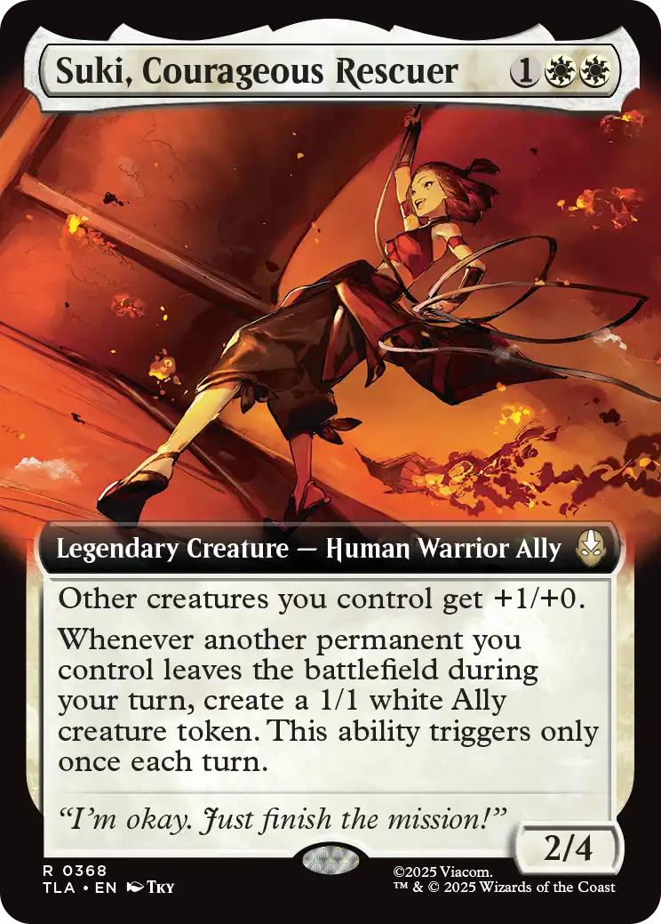 Suki, Courageous Rescuer [368] [Extended Art] [Avatar: The Last Airbender] [Non-Foil]