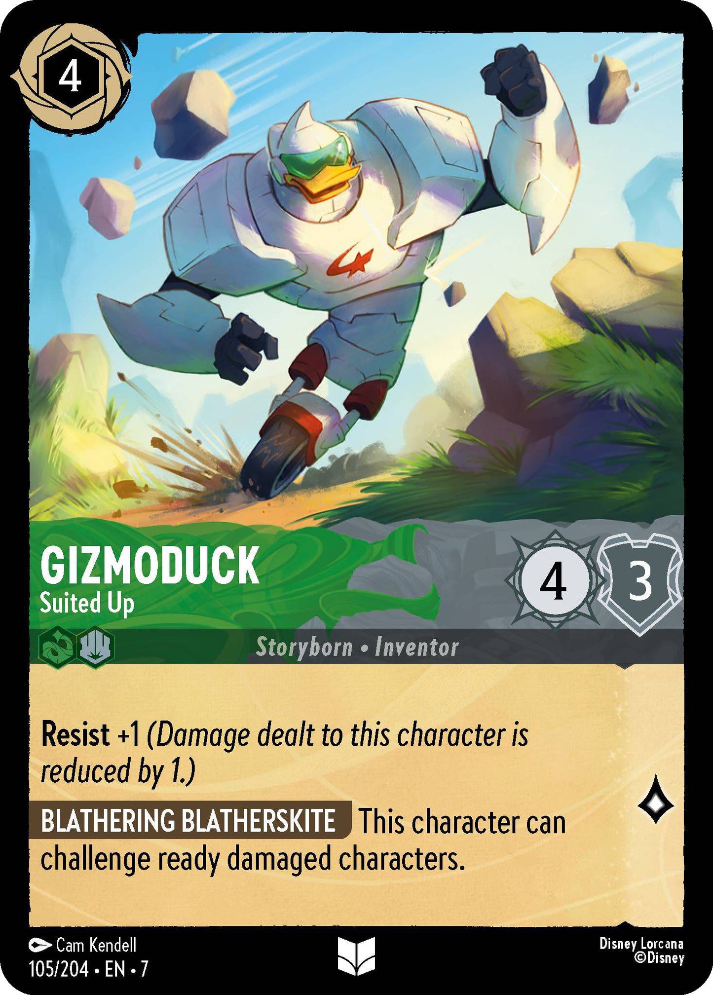 Gizmoduck - Suited Up - 105/204 [Archazia's Island] [Non-Foil]