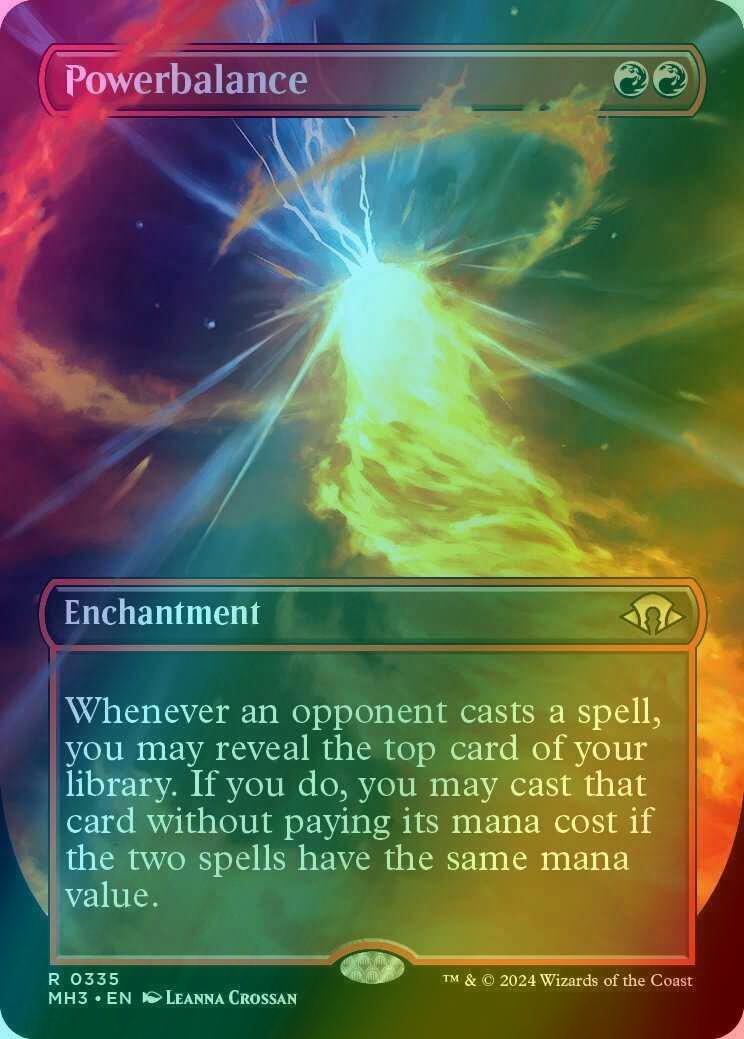 Powerbalance [335] [Borderless] [Frame Break] [Modern Horizons 3] [Foil]