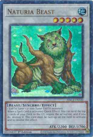 Naturia Beast - HAC1-EN120 - Duel Terminal Ultra Parallel Rare - 1st Edition