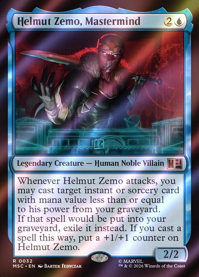 Helmut Zemo, Mastermind [32] [Marvel Super Heroes: Commander] [Surge Foil]