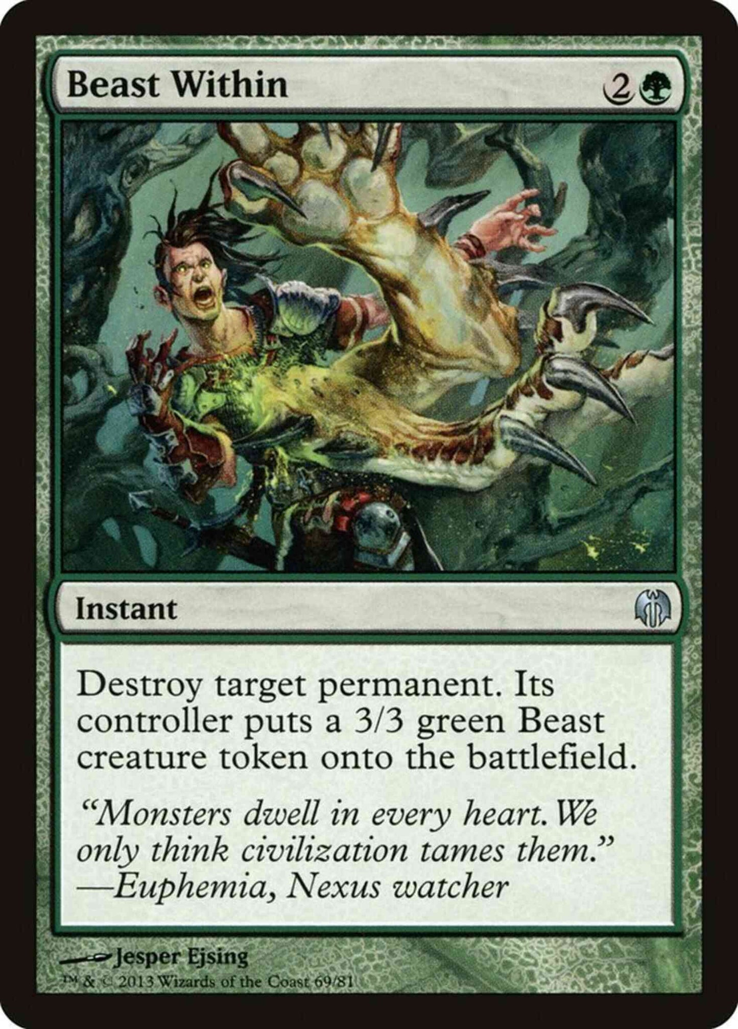 Beast Within [69] [Duel Decks Heroes vs Monsters] [Non-Foil]