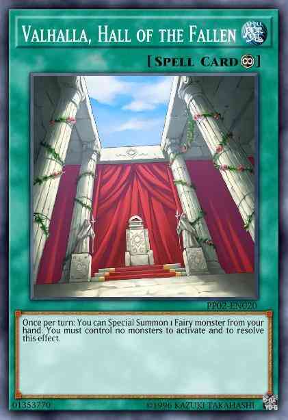 Valhalla, Hall of the Fallen - DESO-EN055 - Super Rare - 1st Edition