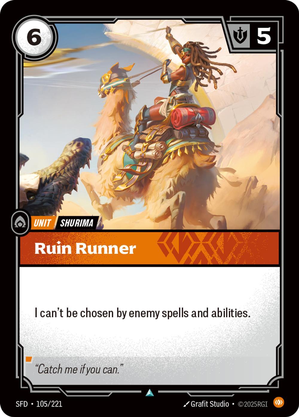 Ruin Runner - 105/221 [Spiritforged] [Non-Foil]
