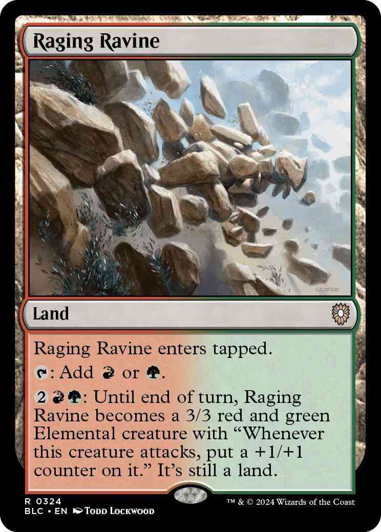 Raging Ravine [324] [Bloomburrow: Commander] [Non-Foil]