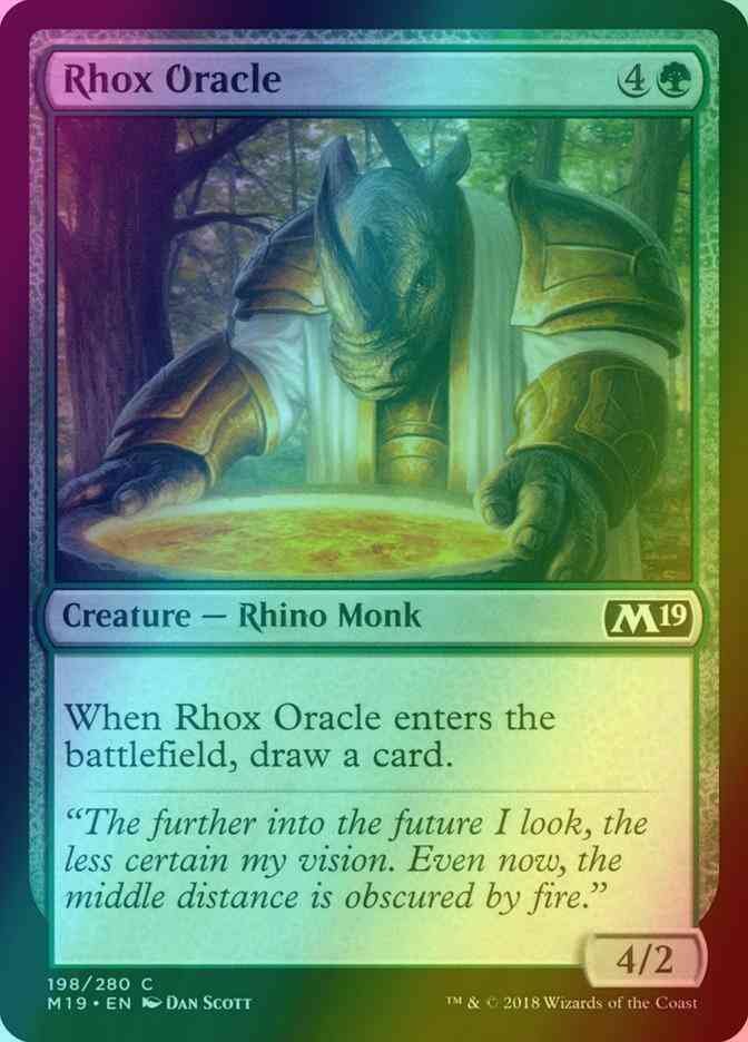 Rhox Oracle [198] [Core Set 2019] [Foil]