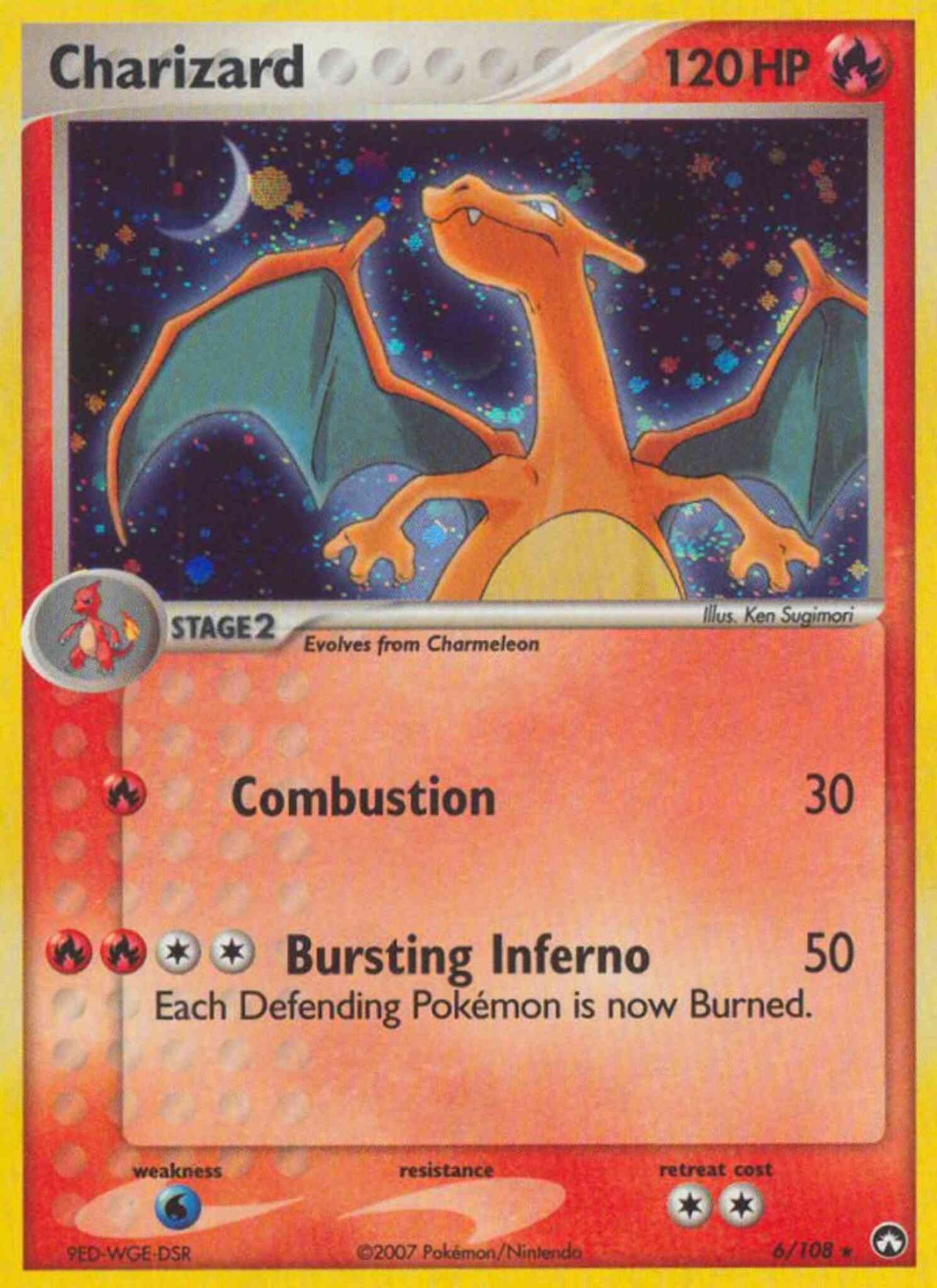 Charizard - 6/108 - Rare Holo [ex16-6] [Reverse Holo]