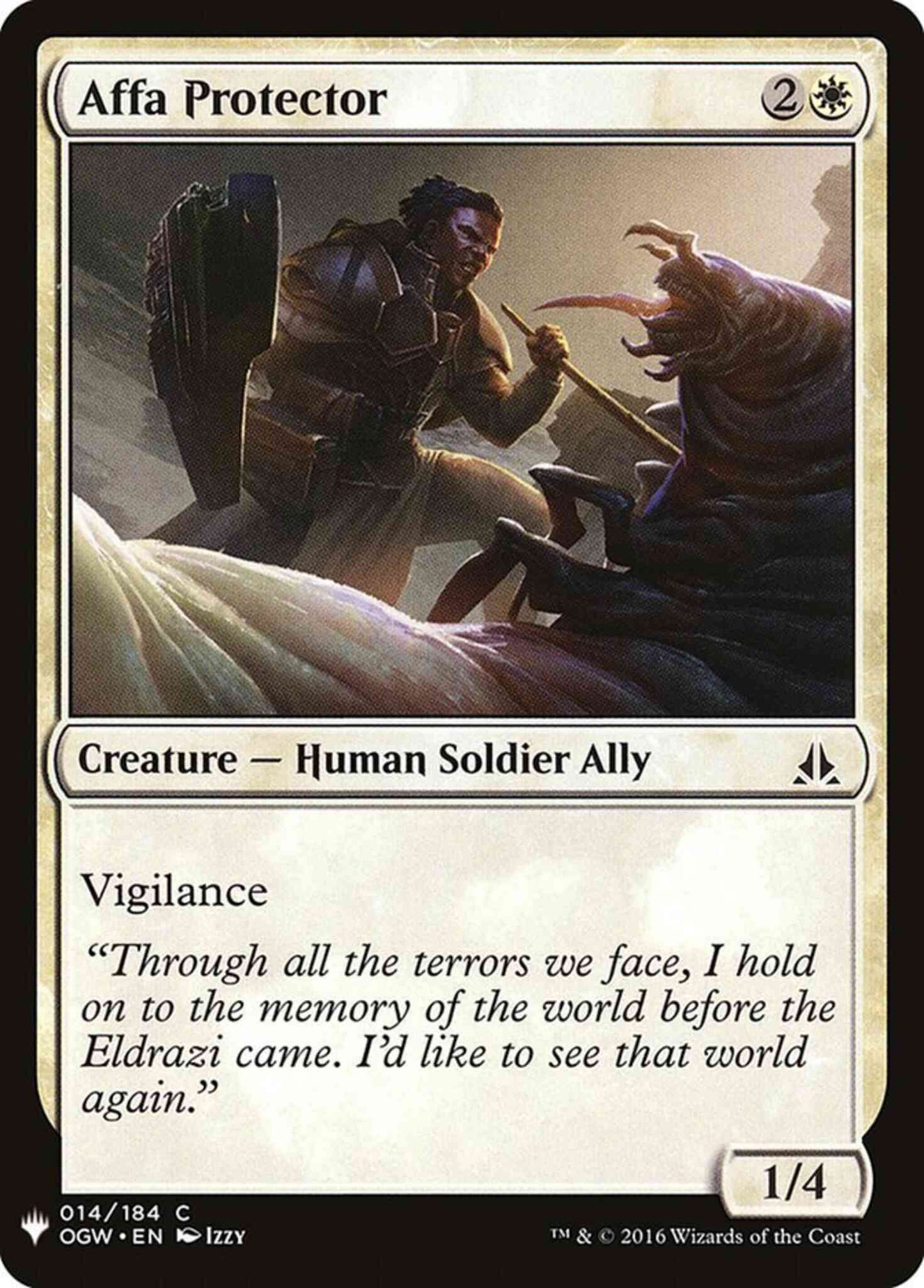 Affa Protector [OGW-14] [The List] [Non-Foil]