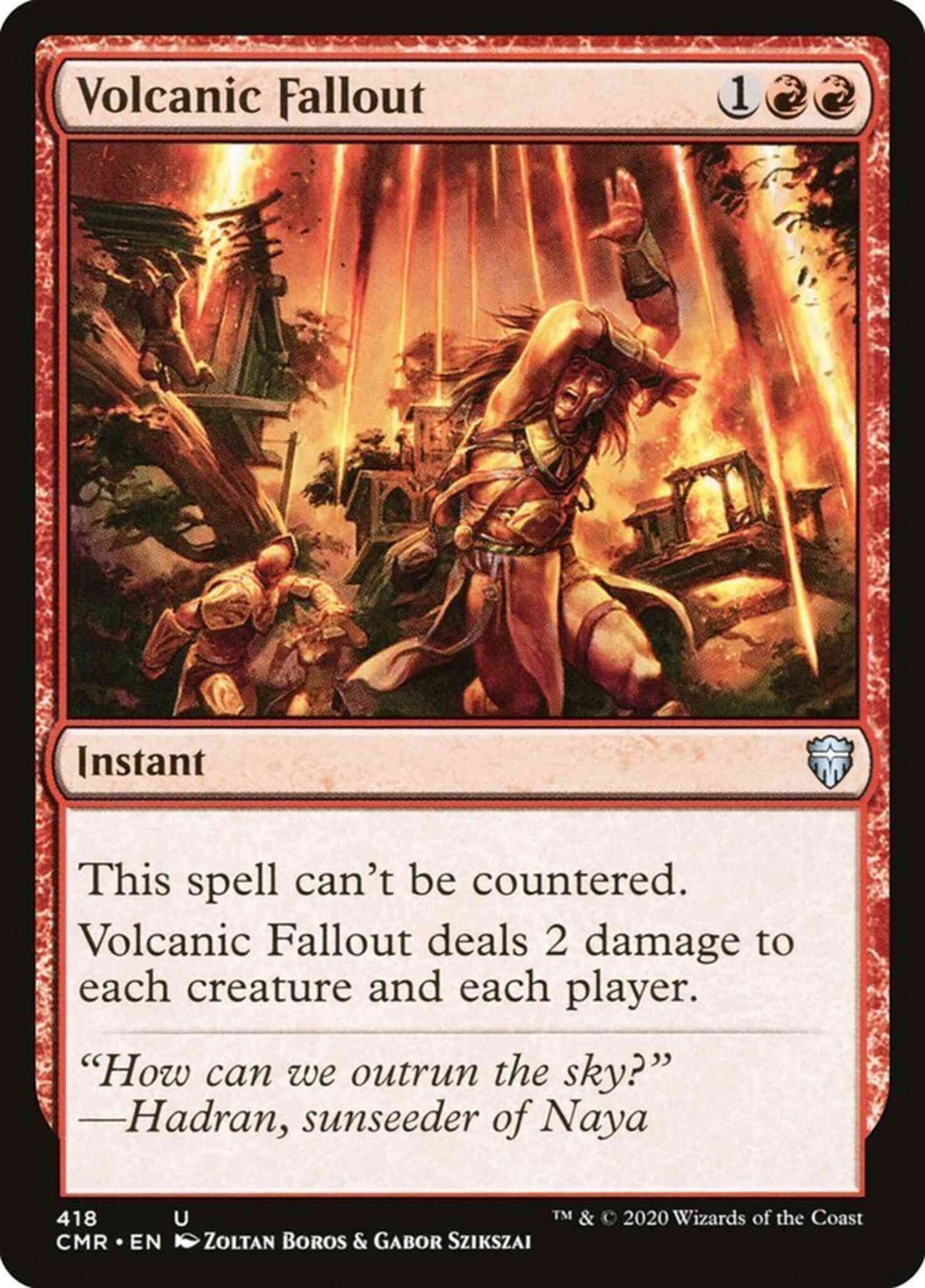 Volcanic Fallout [418] [Commander Legends] [Non-Foil]