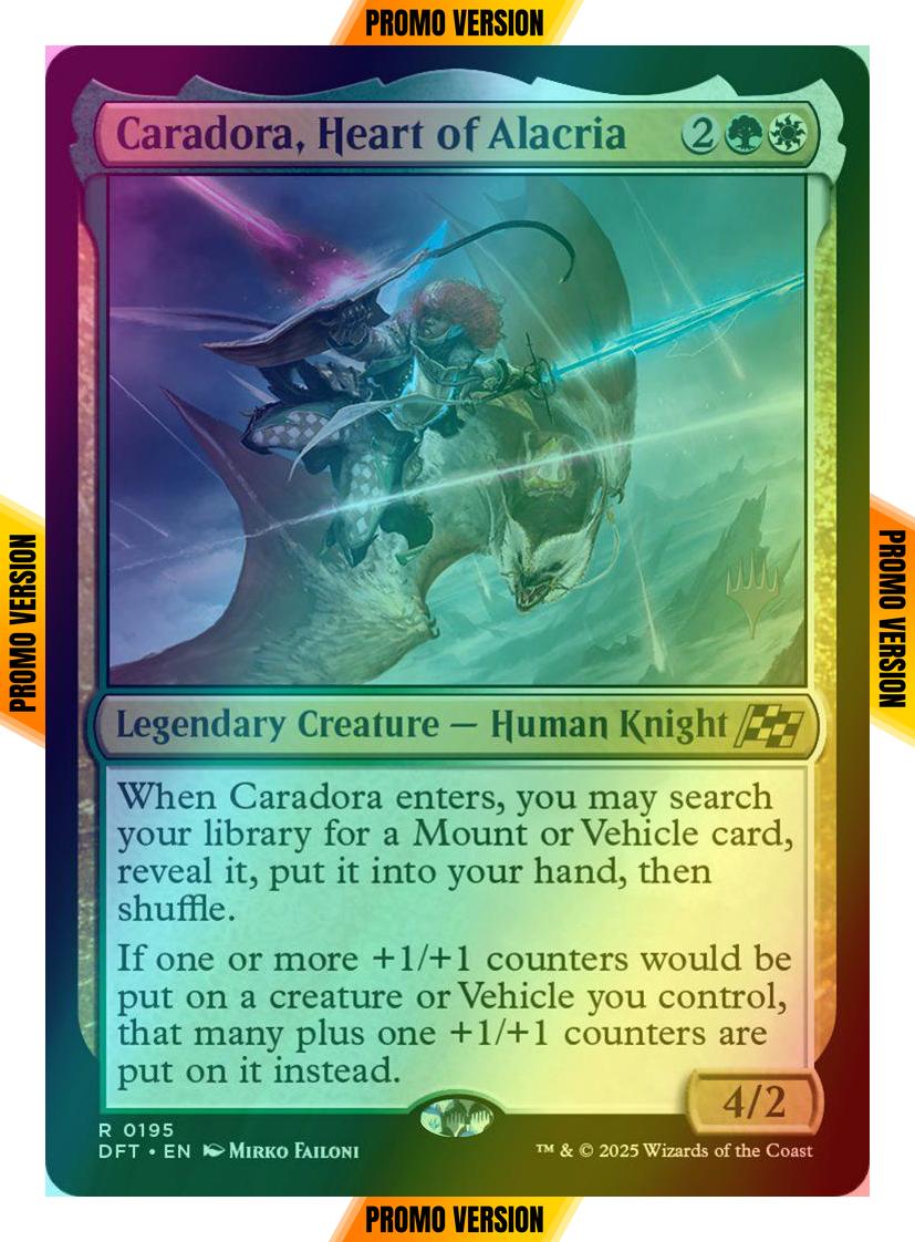 Caradora, Heart of Alacria [195p] [Promo Pack] [Aetherdrift: Promos] [Foil]