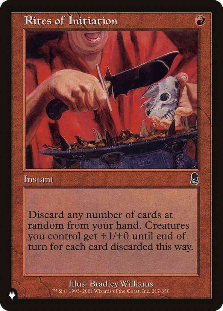 Rites of Initiation [ODY-217] [The List] [Non-Foil]