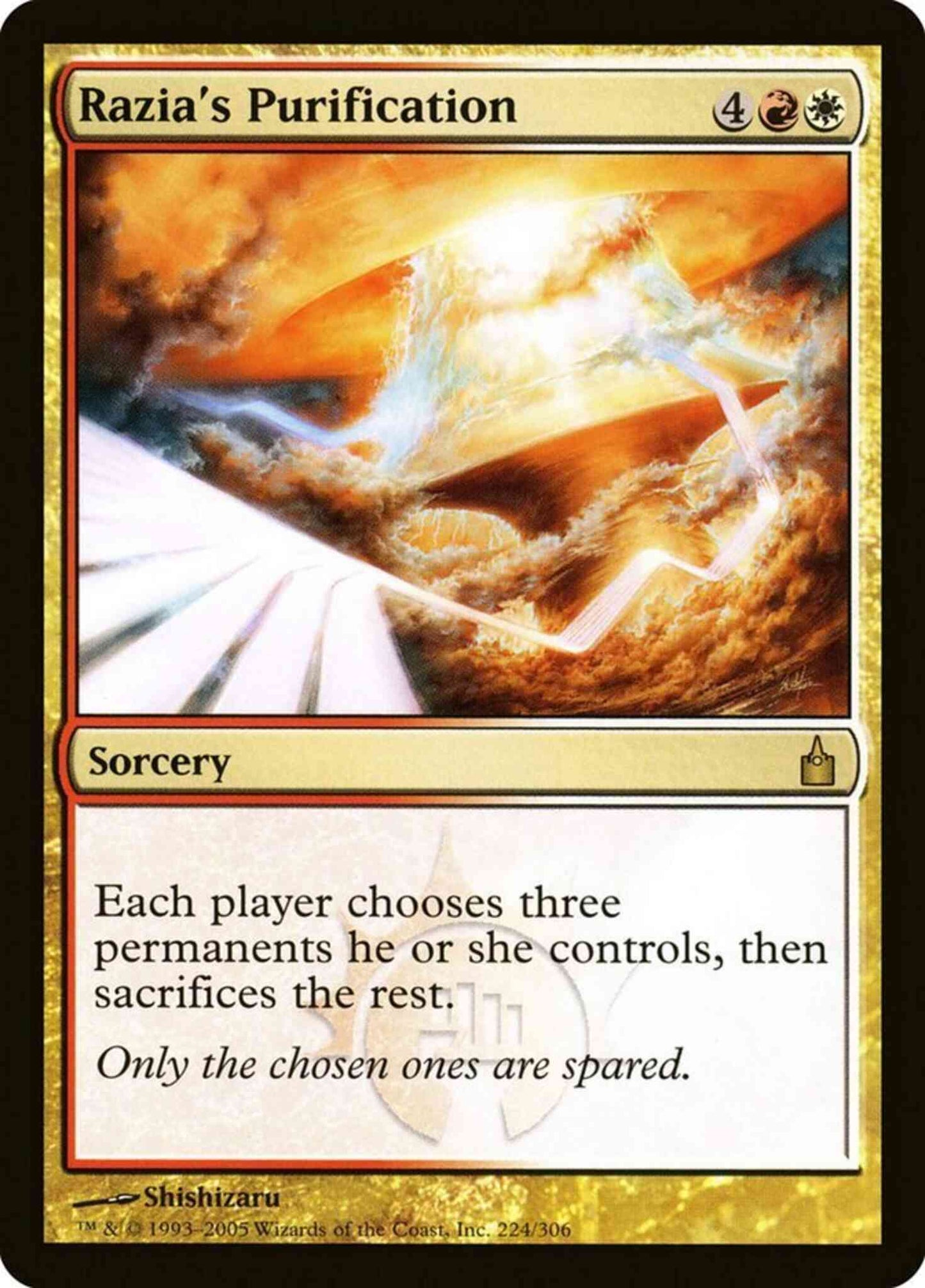 Razia's Purification [224] [Ravnica City Of Guilds] [Non-Foil]
