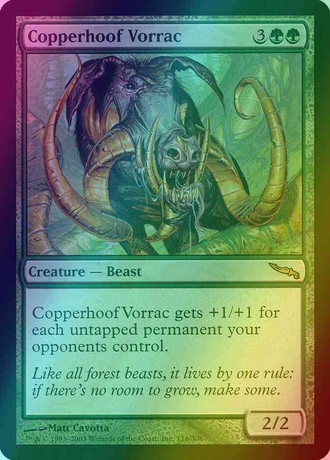 Copperhoof Vorrac [116] [Mirrodin] [Foil]